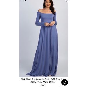 Pink Blush Maternity Maxi Dress